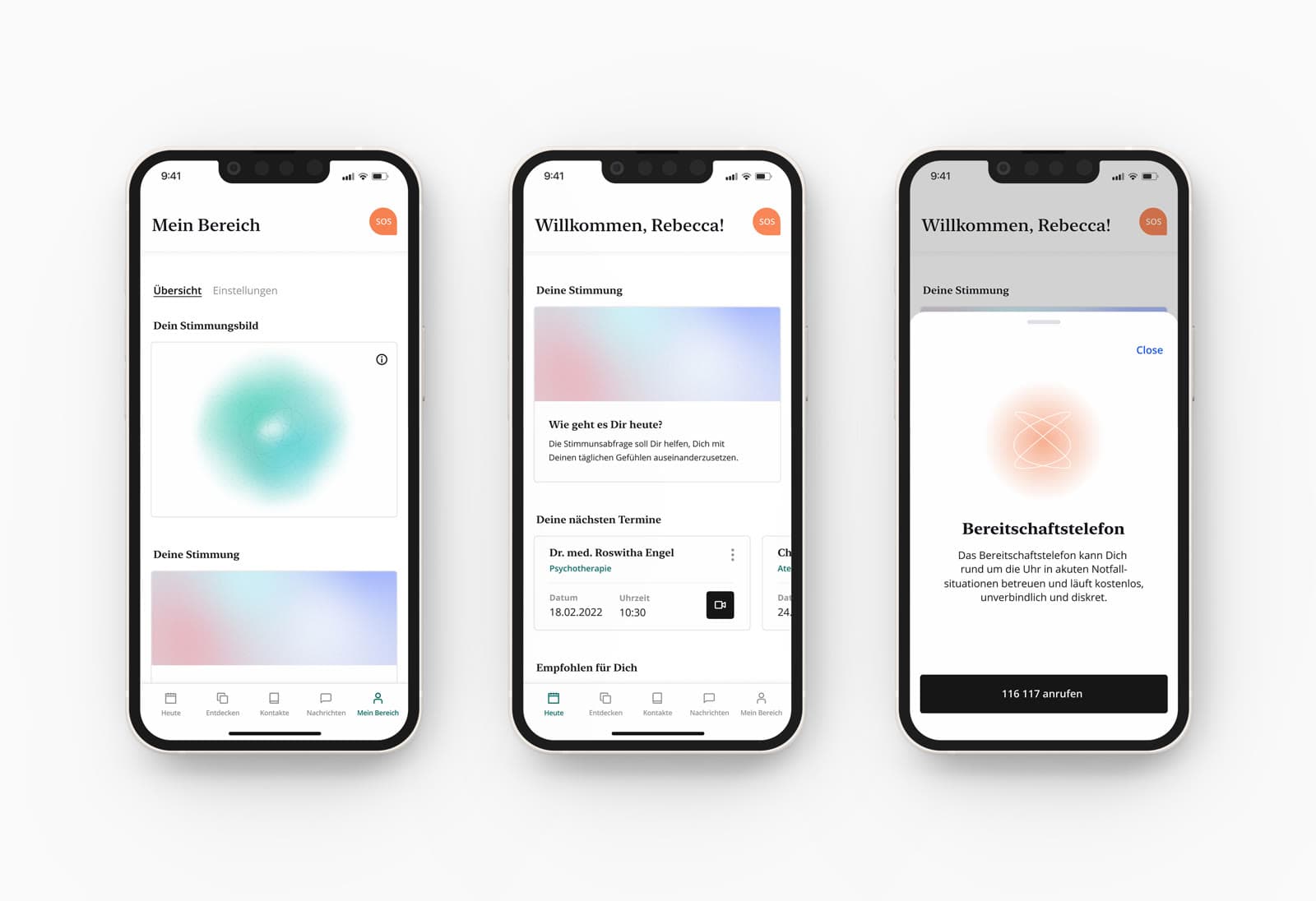 The Aurora app on several devices, as a product shot.