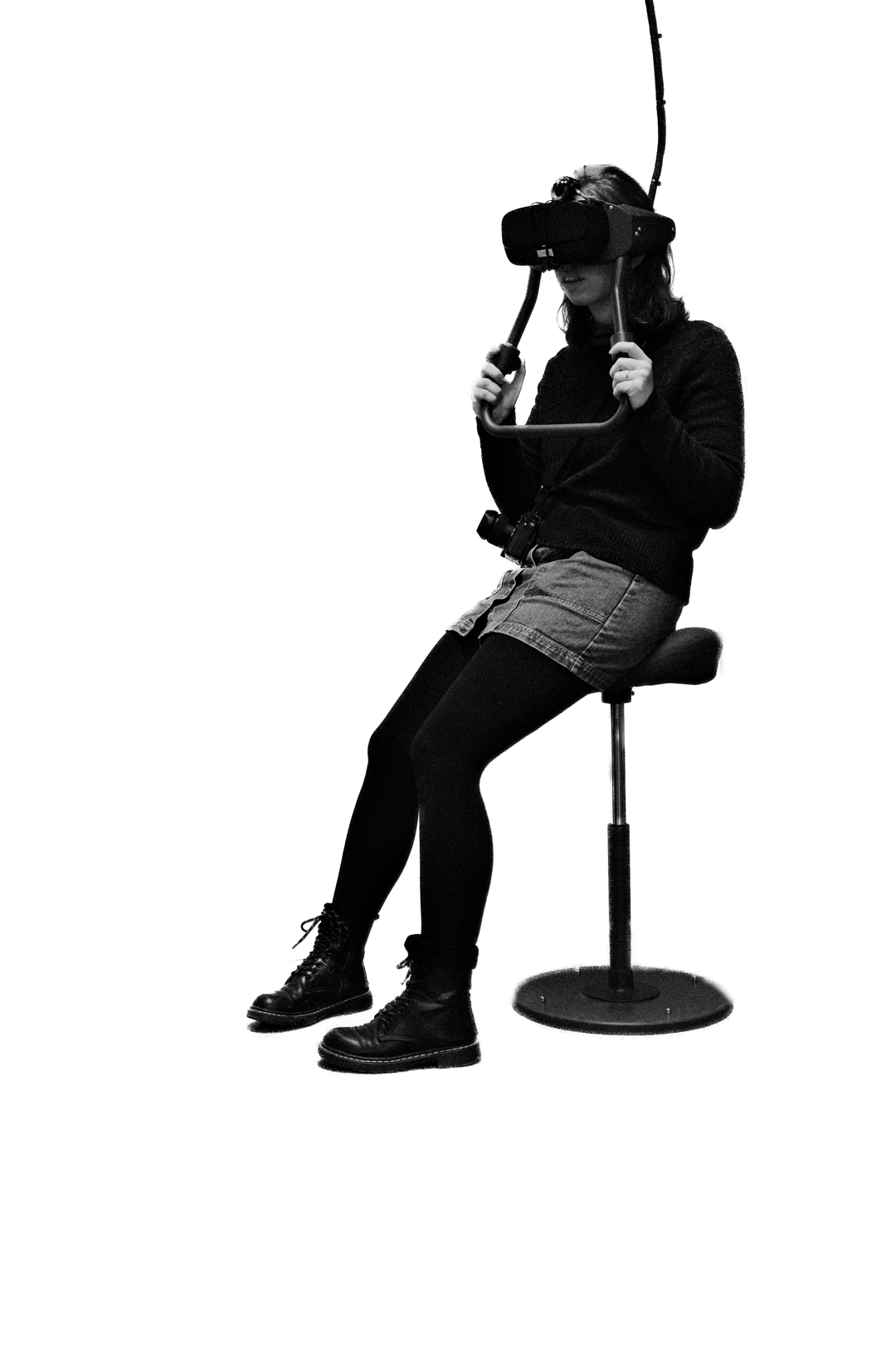Alina mit VR-Headset